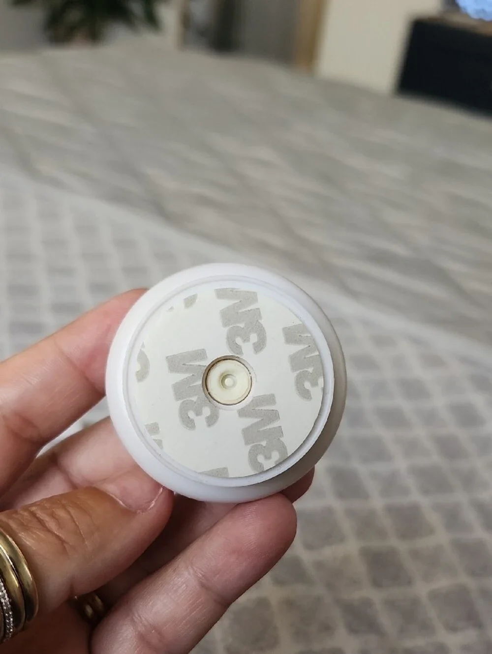 Yellow Patterned Compact Phone Grip